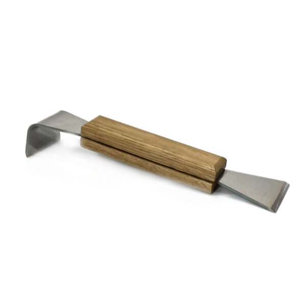 Стамеска пасечная с деревянной ручкой, нержавеющая