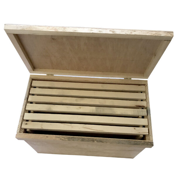 Ящик рамочный для 6-ти рамок «Рута» с металлической ручкой