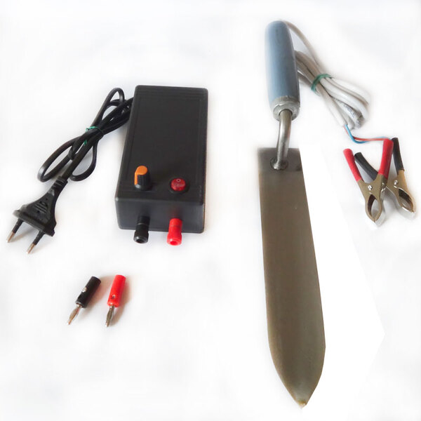 КОМПЛЕКТ: Нож пасечный с электроподогревом и блок питания 12В