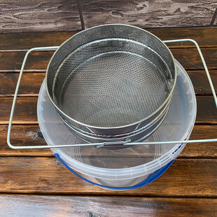 Двухсекционный фильтр из нержавеющей стали выпуклый