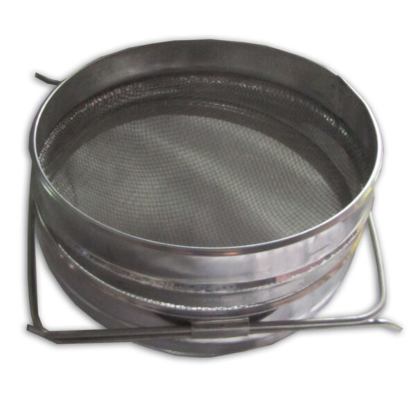 Двухсекционный фильтр D-200 мм оцинкованный выпуклый