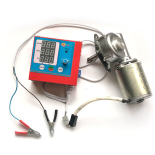 Привод M2 медогонки электрический червячный с алюминиевым корпусом евро, напряжение 12В