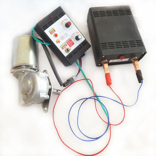 Эл.привод М1 + блок питания 12 В для электропривода от сети 220 В с функцией електронавощування