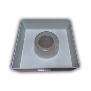 Кормушка квадратная с одним стаканом 1,8 л