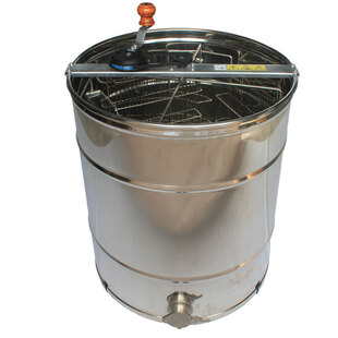 Медогонка 3-х рамочная нержавеющая (марка стали 304), поворотная, Дадан, ременная передача Медогонка 3-х рамочная нержавеющая (марка стали 304), поворотная, Дадан, ременная передача