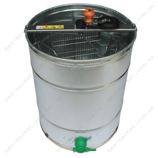 Медогонка оцинкованная 3-х рамочная, поворотная, Дадан, ременная передача