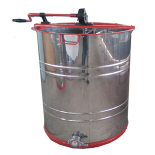 Медогонка 4х рамочная поворотная, нержавеющая AISI 304 под рамку «РУТА»