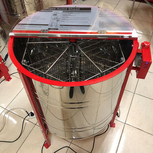 Медогонка 4-х рамочная автоматическая  ( электропривод ) нержавеющая