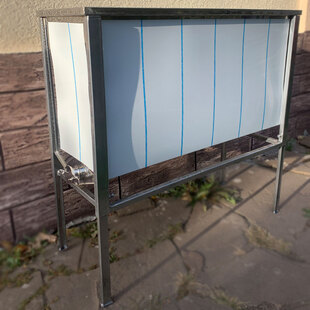 Стол для распечатывания сот -1 метр, под Украинскую рамку, кран НЖ