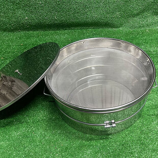 Бак для отстаивания воска (нержавеющая сталь AISI 430) с фильтром, 30л